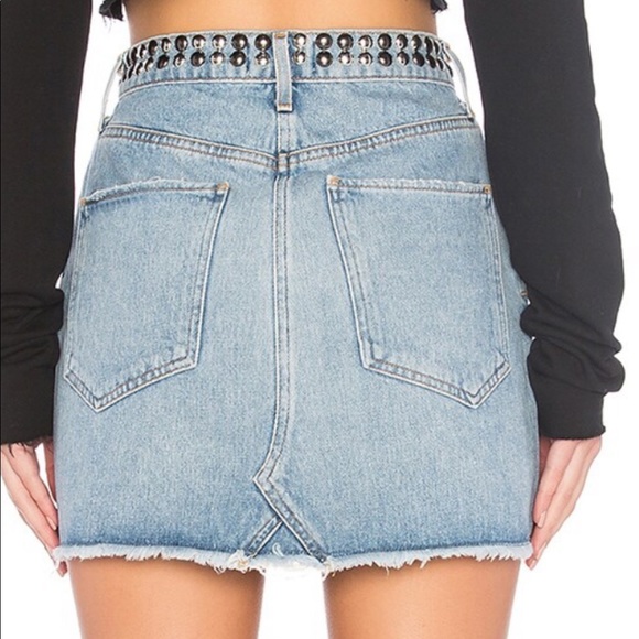 AGOLDE Quinn Studded Denim Mini Skirt
Style No. 43601731 - Picture 4 of 9